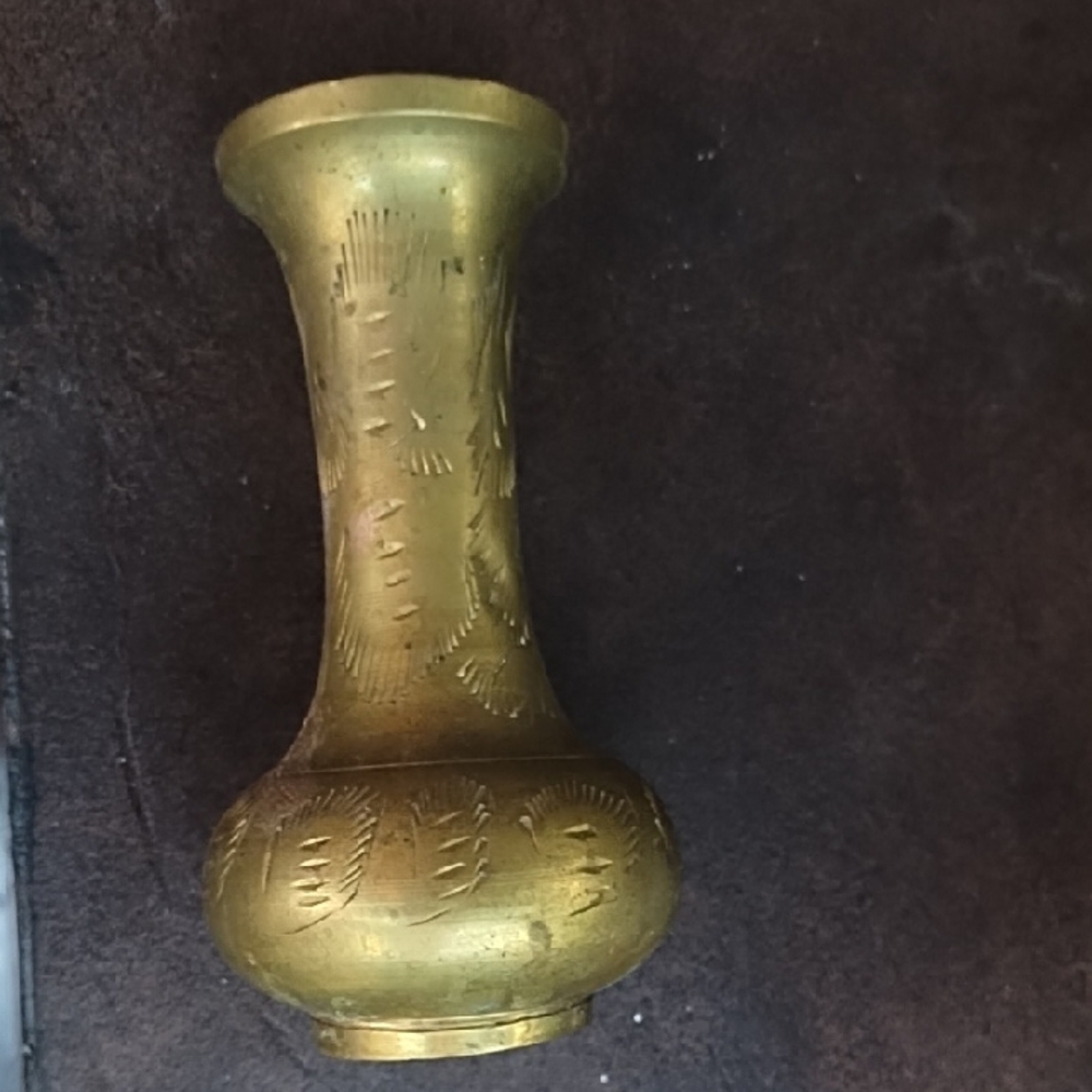 Elegant Brass Vase